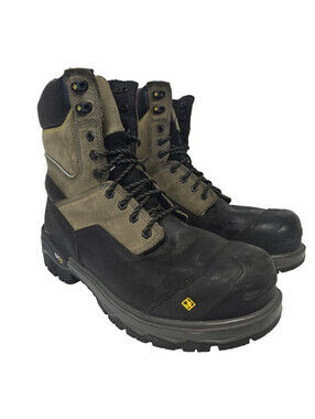 Terra Men's 8" Gantry Composite Toe CSA Work Boots TR0A4NRQGYX Black Size 13W